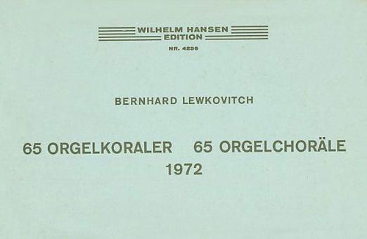 65 Organ Chorales 
