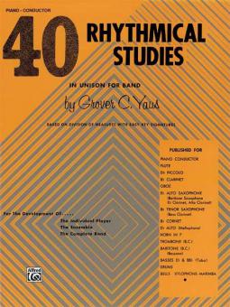 40 Rhythmical Studies 