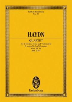 String Quartet D Major Op. 20/4 Hob. III: 34 Standard