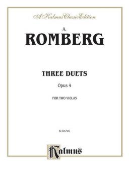 Three Duets, op. 4 Standard