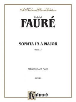 Sonata In A Major, Op. 13 