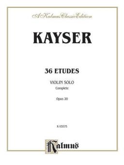 36 Etudes, Op. 20 Standard