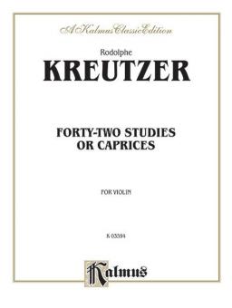 42 Studies or Caprices Standard