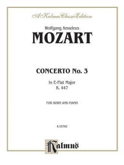 Concerto No. 3 in E flat Major, K. 447 Standard