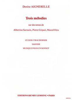 3 Mélodies 