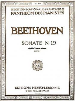 Sonate No. 19 en sol mineur op. 49 No. 1 