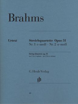 String Quartets Op. 51 no.1 in c minor, no.2 in A Minor 
