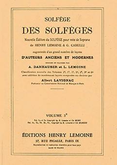 Solfège des Solfèges (3B) (sans accomp.) 