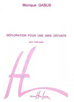 Déploration pour une amie défunte 