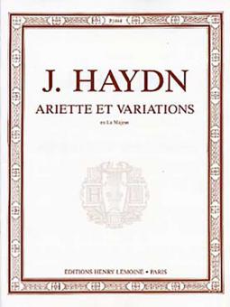 Ariette et variations en la majeur 