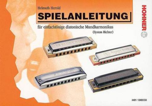 Spielanleitung für einfachtönige diatonische Mundharmonikas Standard