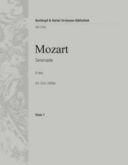 Serenade D-dur KV 203 (189b) 
