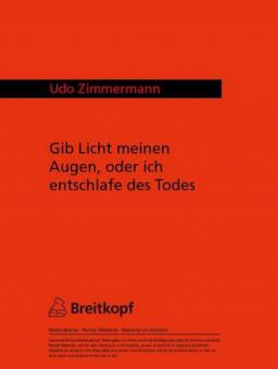Gib Licht meinen Augen, oder ich entschlafe des Todes 