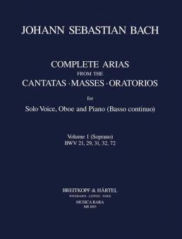 Complete Arias from the Cantatas, Masses, Oratorios Vol. 1 