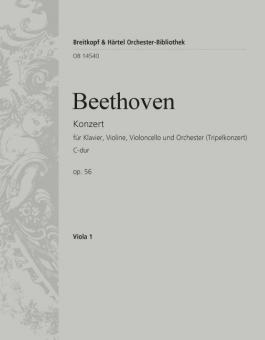 Konzert für Klavier, Violine, Violoncello und Orchester (Tripelkonzert) C-dur op. 56 