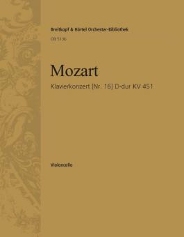 Klavierkonzert D-dur KV 451 