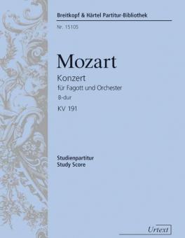 Bassoon Concerto B Flat Major K.191 