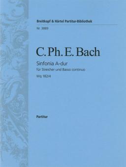 Sinfonia A-Dur Wq 182/4 