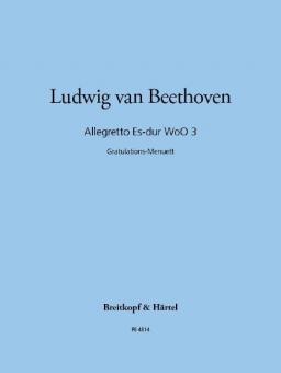 Allegretto E flat Major WoO 3 