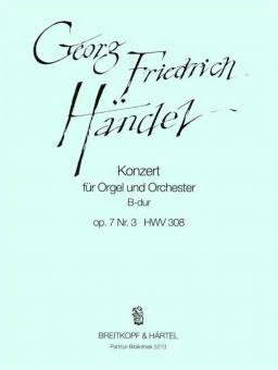 Orgelkonzert Nr. 9 B-Dur op. 7/3 HWV 308 