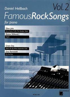 Canciones famosas de rock para piano Vol. 2 