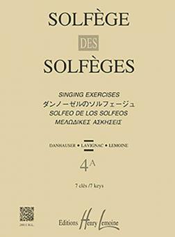 Solfège des Solfèges 4A sans accompagnement 