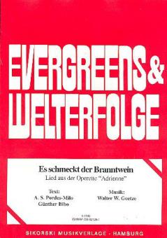 Es schmeckt der Branntwein 