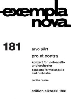 Pro et contra 