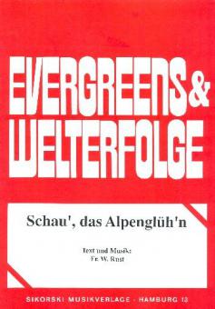 Schau' das Alpenglüh'n 