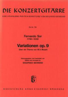 Variations on a Theme by W. A. Mozart 