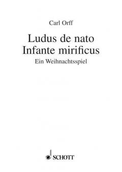 Ludus de nato Infante mirificus Standard