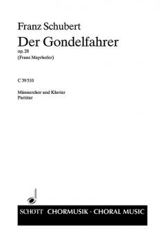 Der Gondelfahrer op. 28 Standard