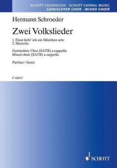 2 Volkslieder Nr. 1 & 2 Standard