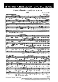 Cantate Domino canticum novum Standard
