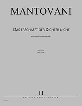 Das erschafft der Dichter nicht 