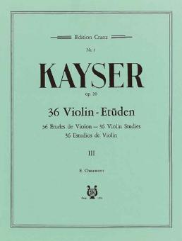 36 Violin Studies Op. 20 Vol. 3 