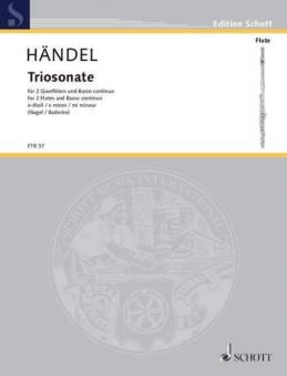 Triosonata E Minor Hwv 395 Standard
