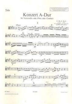 Concerto A Major H 437-39, Wq 168, 172, 29 Standard