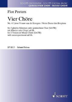 4 Chöre No. 4 Standard
