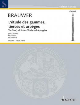 L'études des Gammes, Tierces et Arpèges Standard