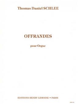 Offrandes op. 28 