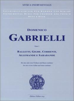 Balletti, Gighe, Correnti, Alle 