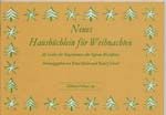 Neues Hausbüchlein für Weihnachten 