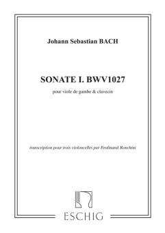 Sonata I G major BWV 1027 