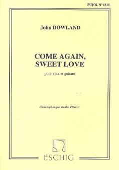 Come Again, Sweet Love 