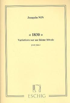 1830 Variations sur un Thème frivole 