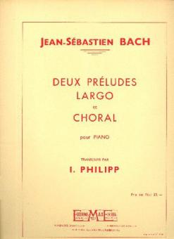 Largo BWV 1056/2 Preludes/Choral 