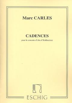 2 Cadenzes from the Viola Concerto from Hoffmeister 
