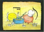 Postkarte Bäckerei 