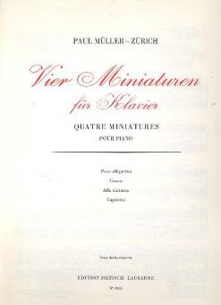 4 Miniaturen 